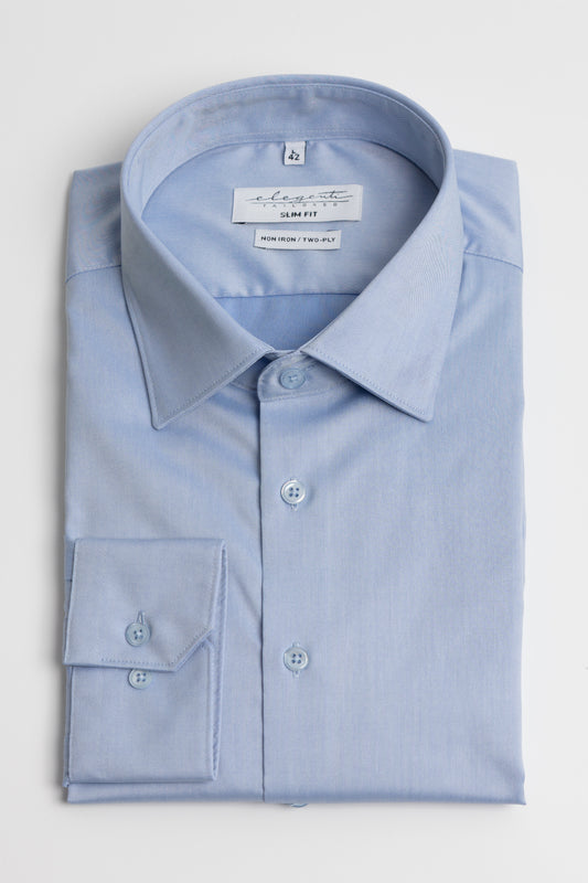 Blue business shirt