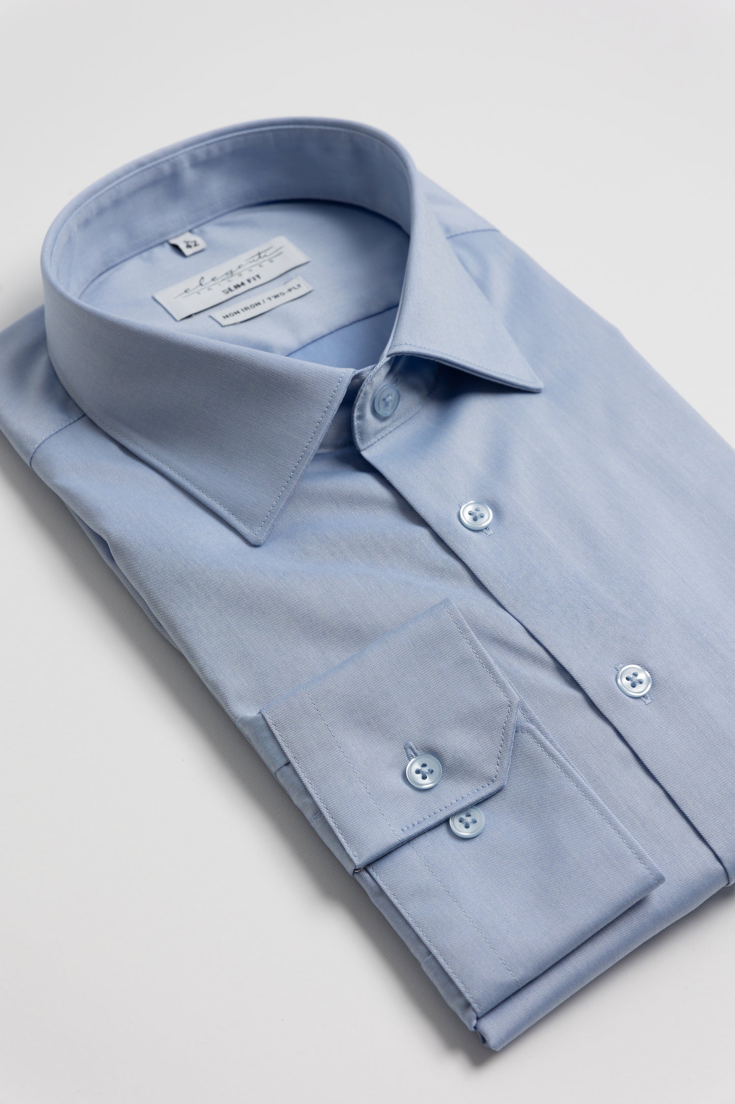 Blue business shirt